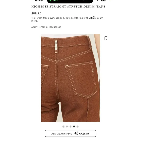 Ariat brown jeans NWT - Image 10