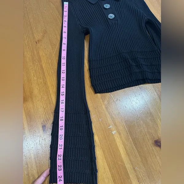 Maeve by Anthropologie Black Knit Top - Image 11