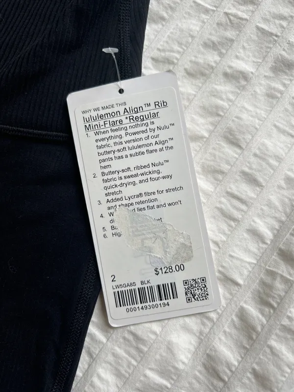 Lululemon Align Rib Mini Flare Leggings - Image 2