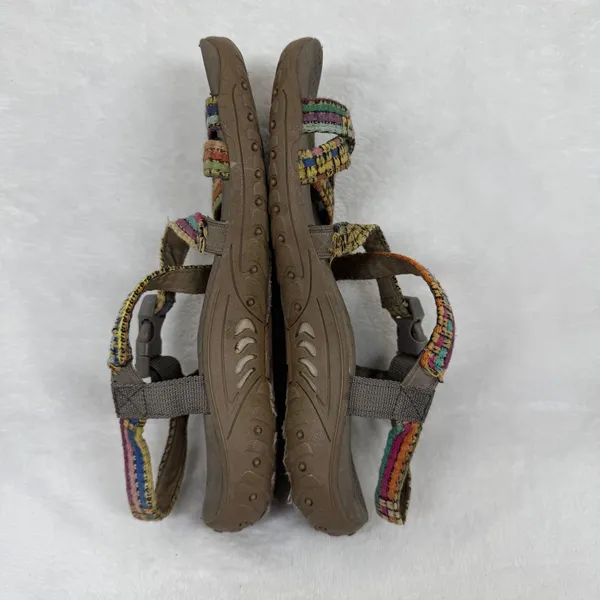 Skechers Outdoor Lifestyle Brown‎ Multicolor Woven Strappy Hiking Sandals est 7 - Image 9
