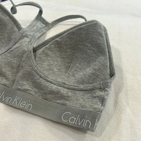 Calvin Klein Grey Bralette‎ Top - Image 5