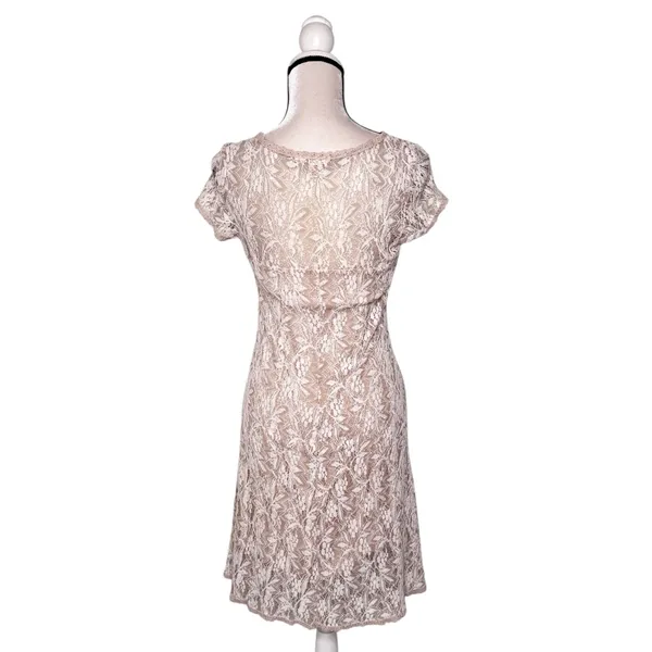 Sundance Ivory Lace Flare Dress Size S - Image 2