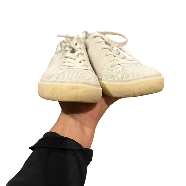 Rothy’s Lace up White Sneakers Shoes Washable Sustainable Comfort 6.5 - Image 10