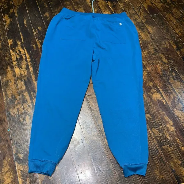 Fabletics bright blue scrub medical athletic 2x joggers - Image 3