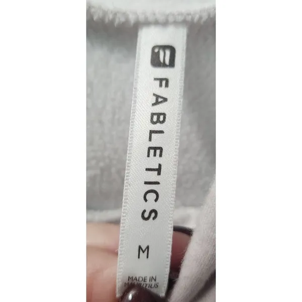 Fabletics Funnel Neck Hoodie Tunic Long Sleeve Athleisure Top,‎ M - Image 3