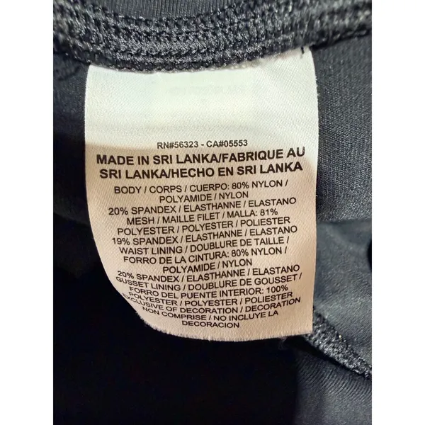 Nike Leggings High Rise Crop Athletic Women's XS Black Yoga Gym Workout - Image 2