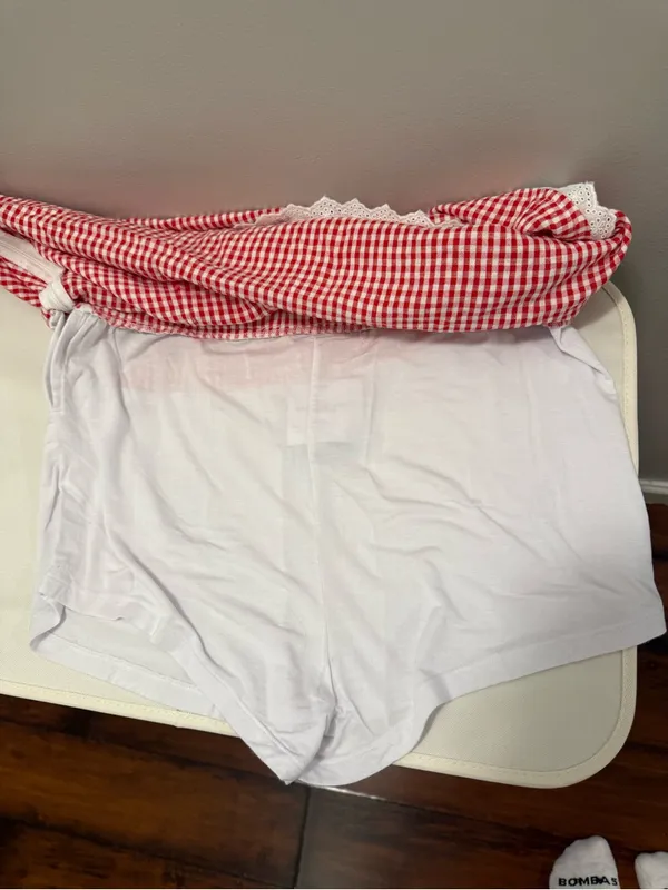 American Eagle Outfitters Red Gingham Mini Skirt - Image 5