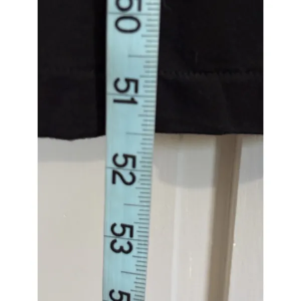 J.‎ Crew Black Dress Strapless Size Medium White Trim Tie Waist Flowy Soft - Image 3