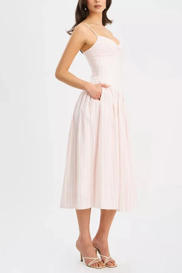 Miss Circle Zania Cotton Midi Dress NEW! Small - Image 5
