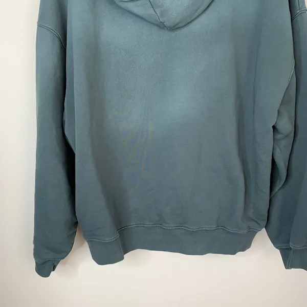 Anine Bing Ash Eagle Hoodie in Emerald Womens Small Green - Image 5