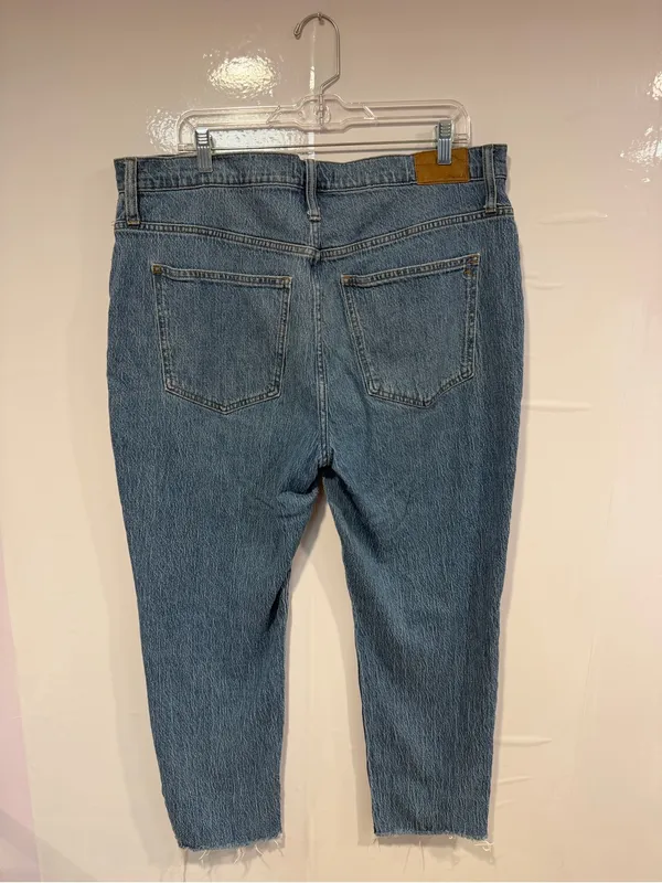 Classic Blue Madewell the Perfect Vintage Jeans - Timeless Straight Fit - Image 4