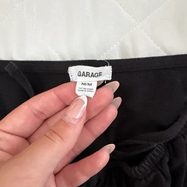 Black Garage crop top - Image 3