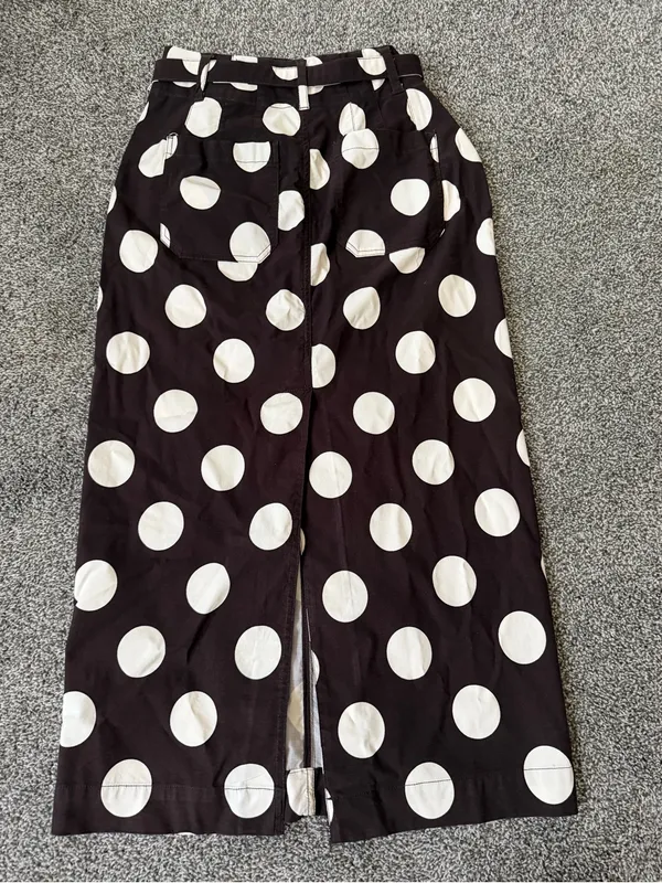 Maeve Colette Belted Polka Dot maxi skirt - Image 5