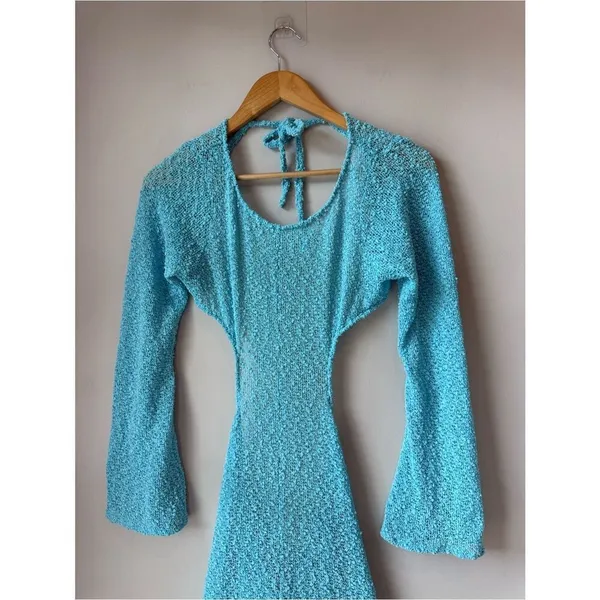 PacSun X Storm Reid Resort Wear Textured Cut Out Dress - Image 3