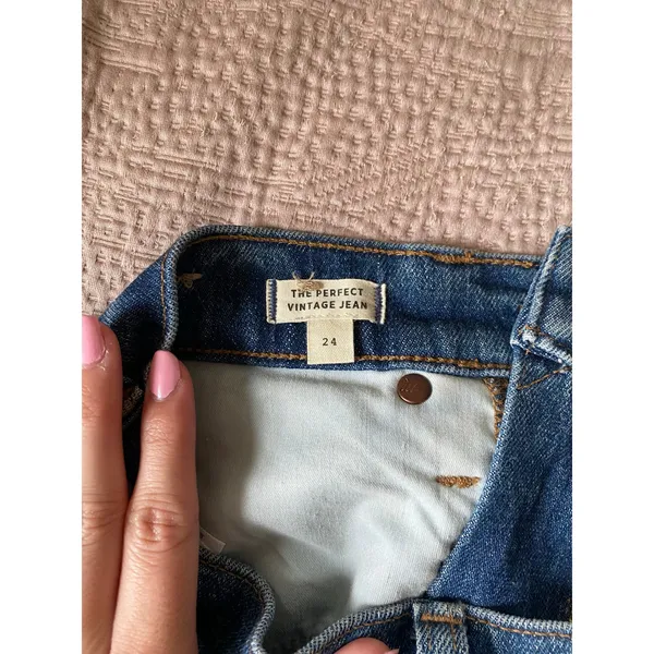 MADEWELL The Perfect Vintage Jeans in Decatur Wash Size 24 - Image 8