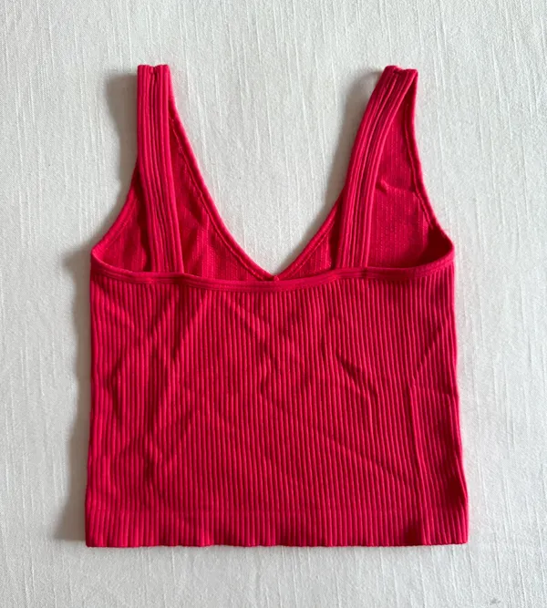 Seamless tank top red - Image 2