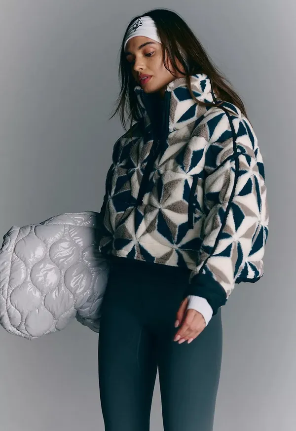 Free People Movement Geometric Patterned Jacket - Image 2