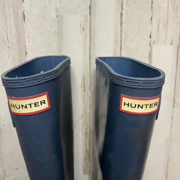 Hunter‎ Women's Original Tall Rain Boots Navy Blue Size 5 - Image 2