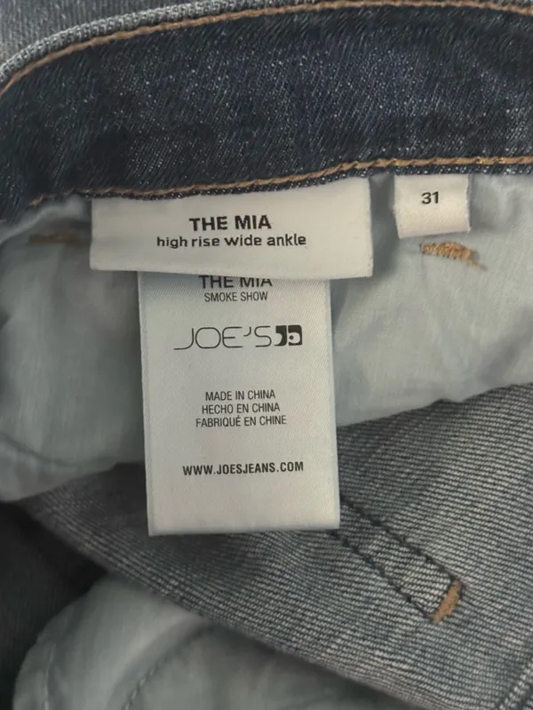Joe’s Jeans The Mia High Rise Weightless Wide Leg Ankle Jeans in Smoke Show - Image 4