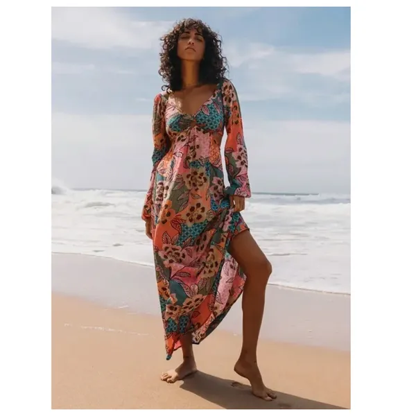 Billabong Last Call Maxi Dress Size Medium - Image 13