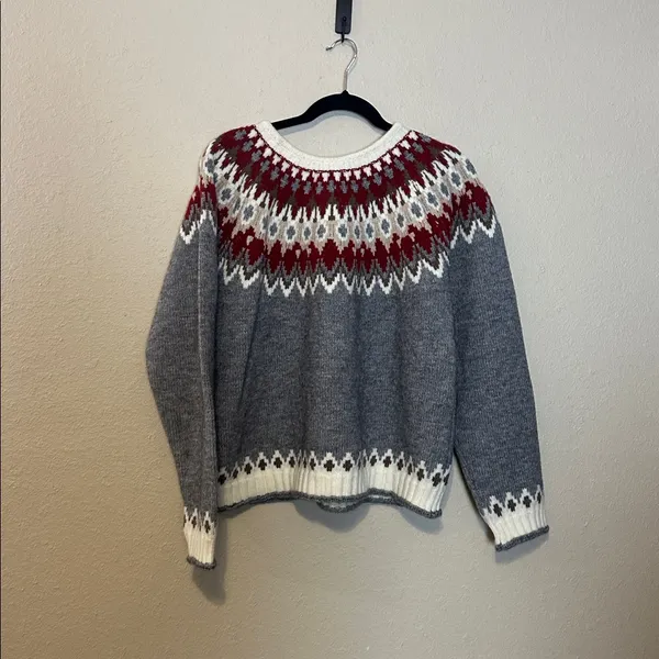Hunter‎ Sweater Jacquard Crewneck Sweater Size XL NWT - Image 6