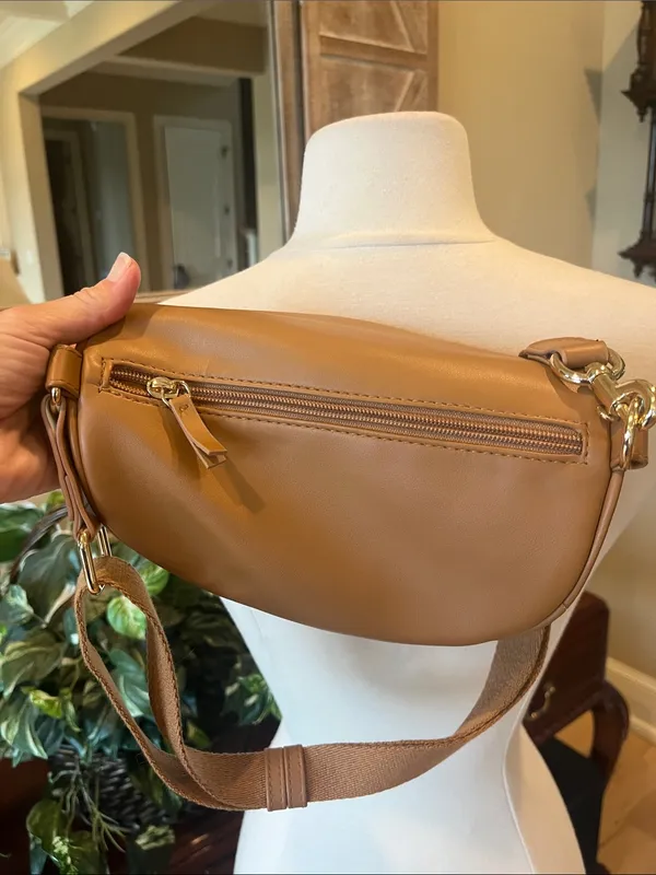 Tan crossbody Fanny Pack Belt Bag - Image 7
