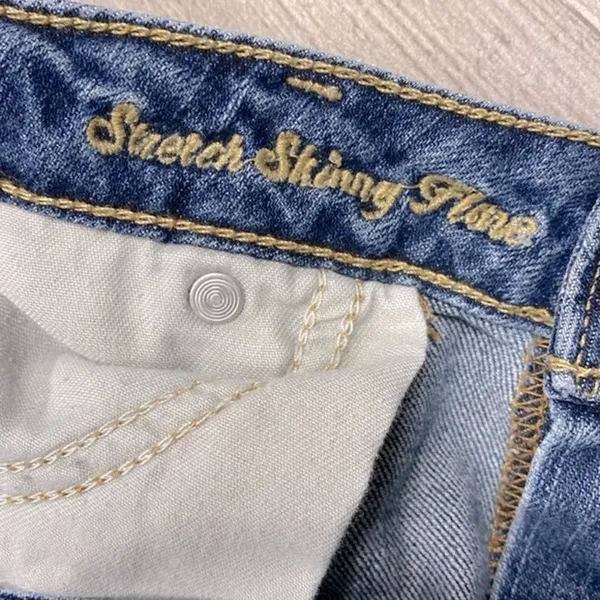 American Eagle jeans size 6 regular vintage stretch skinny flare - Image 7