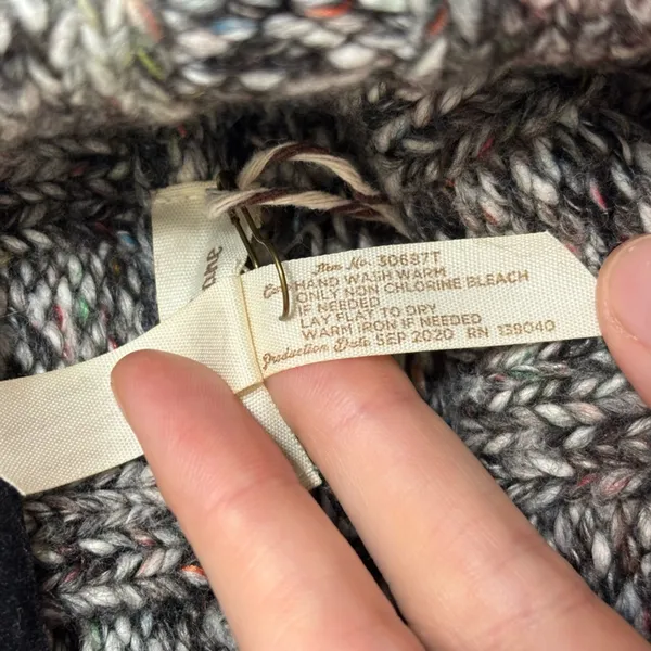 NEW Matilda Jane Evening Stroll Cotton Blend Turtleneck Poncho Sweater XS/S - Image 7
