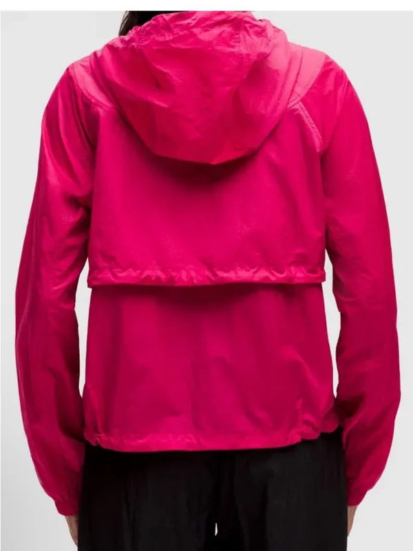 lululemon athletica Drawstring Water-Resistant Hooded Jacket in passionate - Image 2