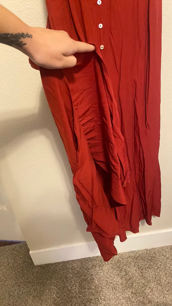Lovestitch Boot Barn Red Slip Dress - Image 3