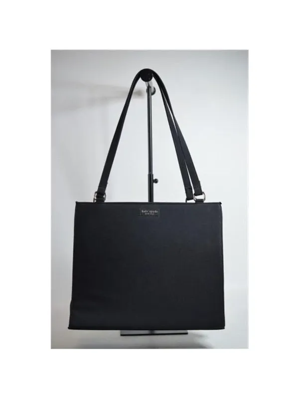 Kate Spade Sam Icon Nylon Vtg. Shoulder Bag with B/W Gingham Interior - Image 2