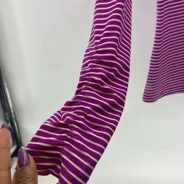 ATHLETA Gardenia Grove Fitted Long Sleeve Top pink athletic exercise workout - Image 5
