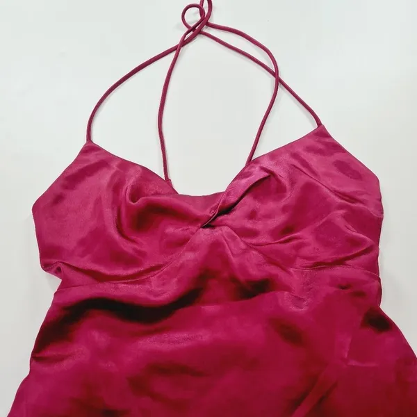 Superdown Julieta Mini Dress in Magenta Medium - Image 5
