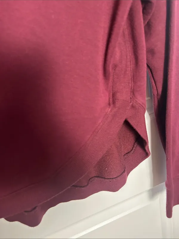 JoyLab Women's Crewneck Sweatshirt in Burgundy - Image 5