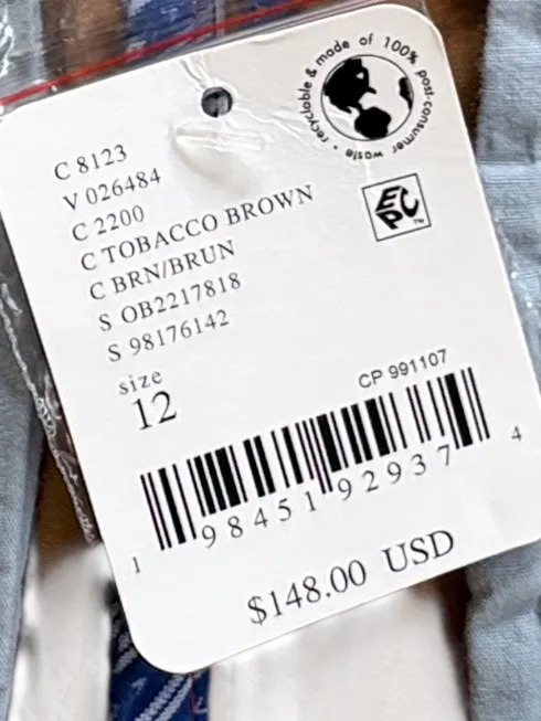 NWT Free People Wide Leg Buckle Back Pants Tobacco Brown Size 12 Retail $148.00 - Image 9