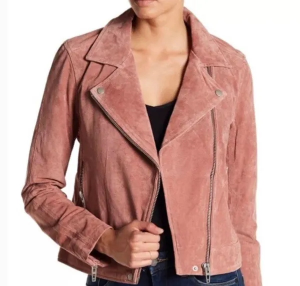BLANK NYC Pink Suede Jacket - Image 5