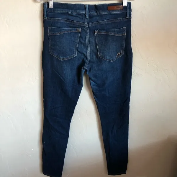 Express Dark Wash Mid Rise‎ Legging Denim Jeans - Image 6