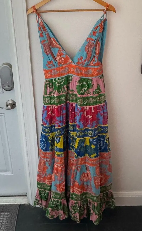 • FARM Rio • NWOT Lace Garden Mix Maxi Dress Size Small - Image 2