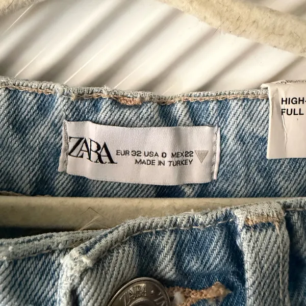 ZARA Ripped Wide Leg Jeans - Image 11
