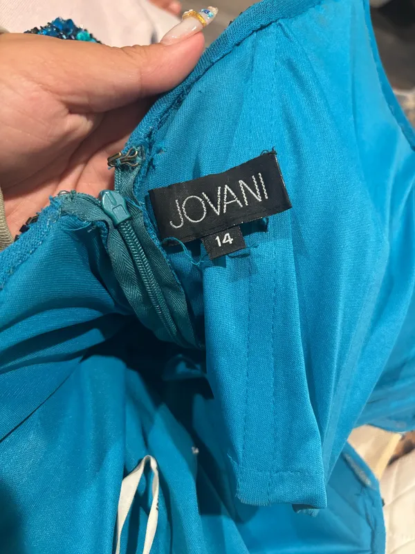 Jovani Prom Dress Blue size - Image 4