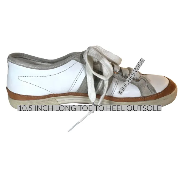 Coach "Brad" White & Gray Suede & Leather Sneakers (7.5) - Image 15