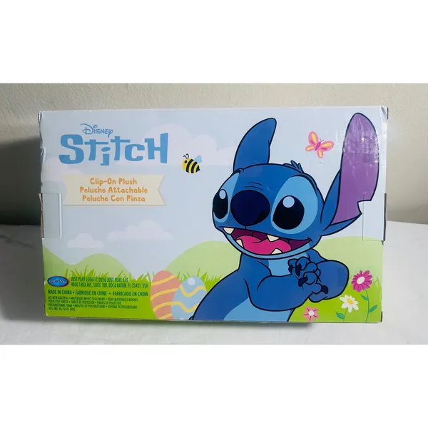 Disney Stitch Angel Scrump 3pc Clip On Plush Bag Charms Keychain NEW Gift Set - Image 2