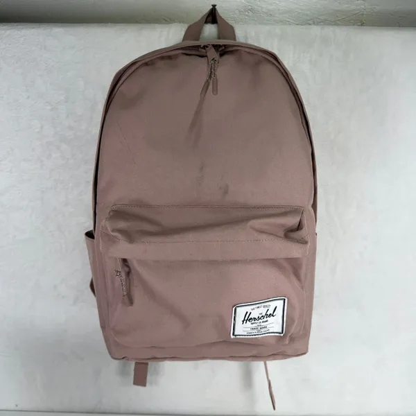 Herschel Backpack Dusty Rose Mauve Classic Logo School Travel Bag Everyday - Image 2