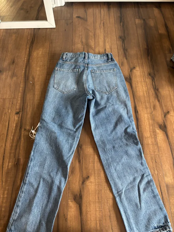 Garage Denim Jeans High-Rise Straight - Image 5