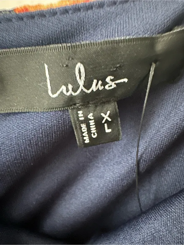Lulu's Navy Floral Square-Neck Maxi Dress with Thigh Slit - Image 7