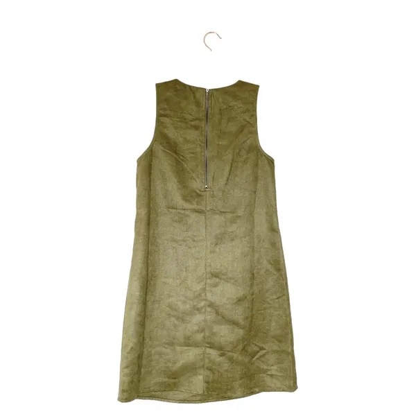 GB Gianni Bini Shift Dress Size Small Green Faux Suede Sleeveless Mini Size S - Image 3