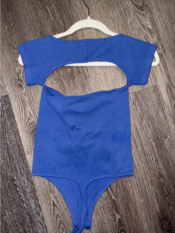 Pretty Little Thing Bodysuit Blue - Image 4