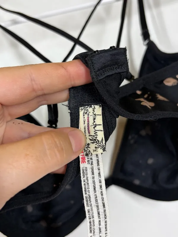 Free People Wild Hearts Bra Size 34C - Image 8