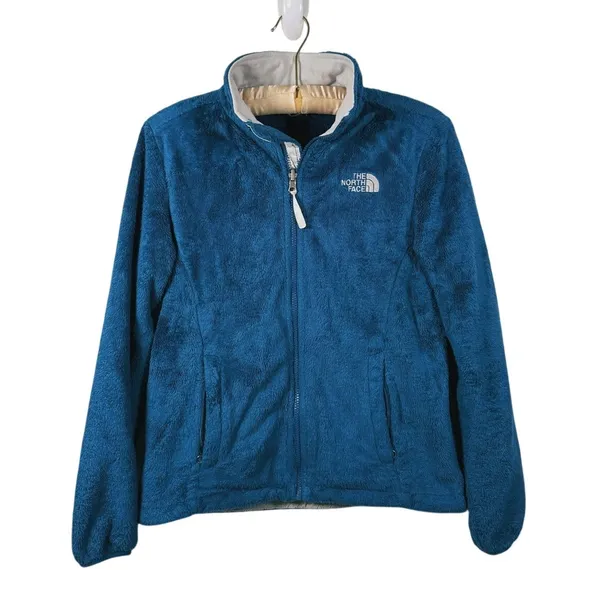 The North Face Womens Osito Full Zip Fuzzy Fleece Jacket Size S Blue Outdoor - Image 2