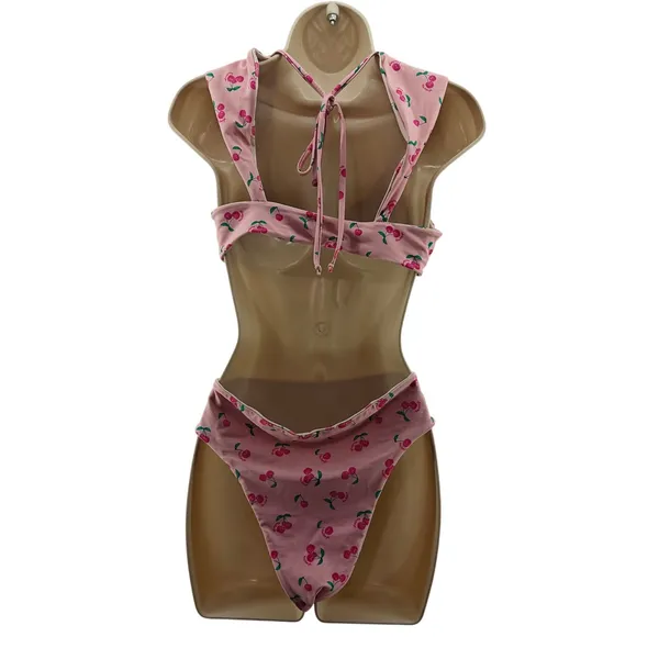 Blackbough Reversible Cherry Bikini Set Womens Small - Image 6